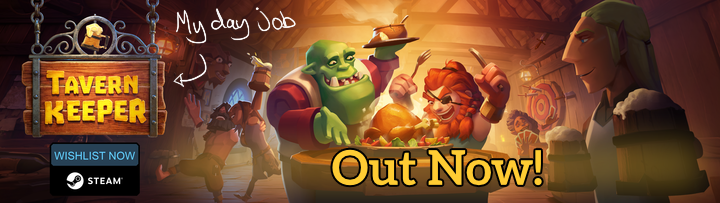 Tavern Keeper Steam Wishlist Banner